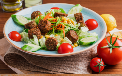 Recette de la salade libanaise aux falafels